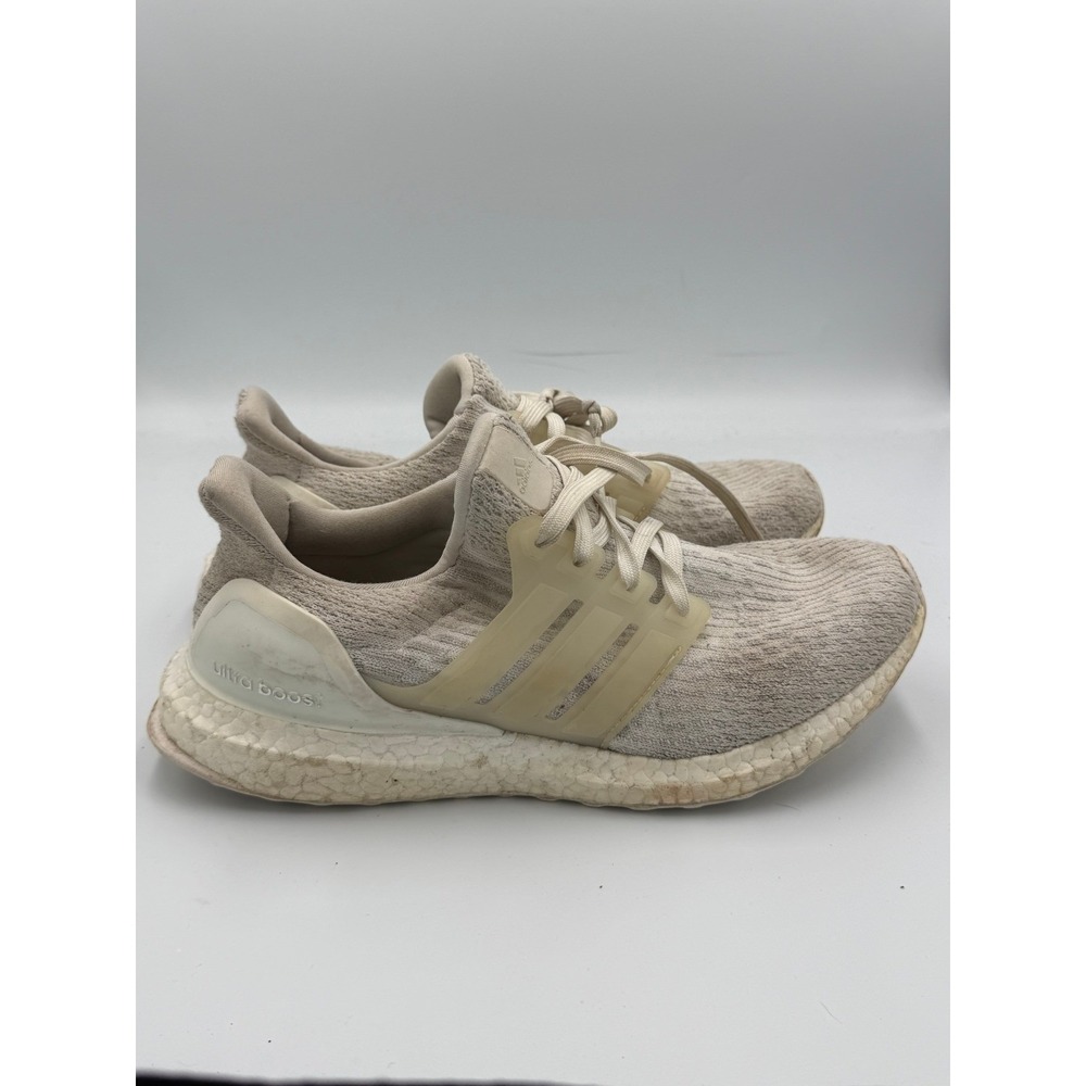 Adidas Womens Wonder Beige Ultraboost 4.0 Chalk Pearl Running Shoes BA7686 7